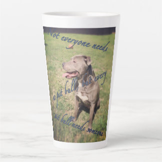 Caneca De Café Latte Caneca Latte Pitbull