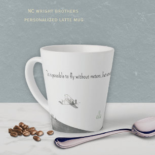 Caneca De Café Latte Caneca North Carolina Wright Brothers Latte