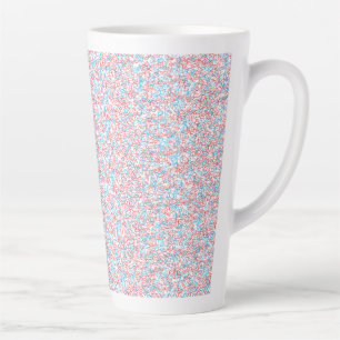 Caneca De Café Latte Caneca para Latte   Grande   Abstrato   Pastel   M