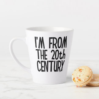 Caneca De Café Latte Caneca Pequena de Latte - Eu Sou do Século 20
