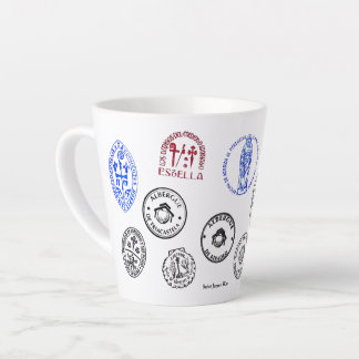 Caneca De Café Latte Caneca Pequena para Latte Saint James Way