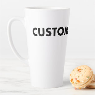 Caneca De Café Latte Caneca Personalizada Grande para Latte Modelo em B