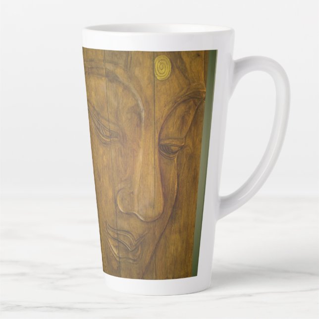 Caneca De Café Latte Caneca Zen Latte BuddhaToday V1 #1 (Direita)