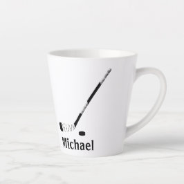 CANECA DE CAFÉ LATTE CANECO DE LATTE PERSONALIZADO PARA JOGADOR DE HÓQU