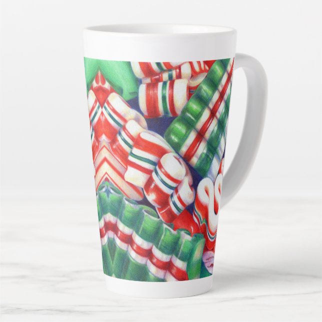Caneca De Café Latte Caneta de Lata Alta (Ângulo direito)