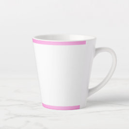 Caneca De Café Latte Caneta Latente de Greve Rosa