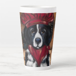 Caneca De Café Latte Cão Terra Nova