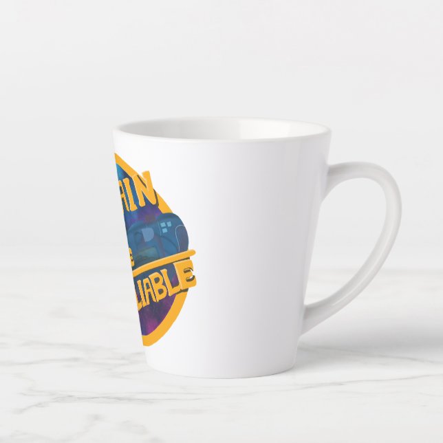Caneca De Café Latte Capitão do Não-confiável (Direita)