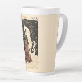 Caneca De Café Latte Capricórnio Celestial de Mug Latte Grande