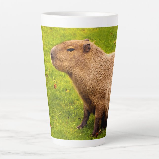Caneca De Café Latte Capybara (Frente)