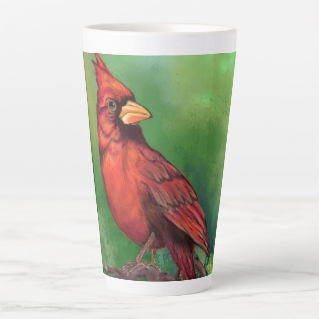 Caneca De Café Latte Cardinal Latte Mug (Frente)