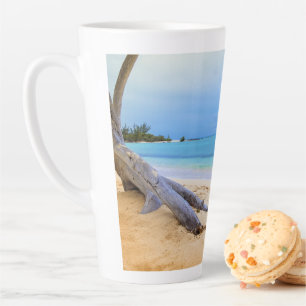 Caneca De Café Latte Caribe Beachscape