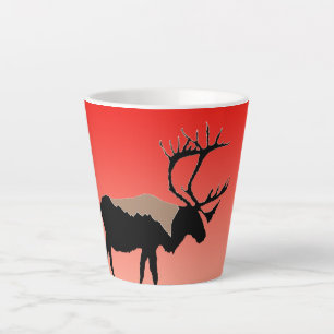 Caneca De Café Latte Caribe no Sunset - Arte original sobre a vida selv