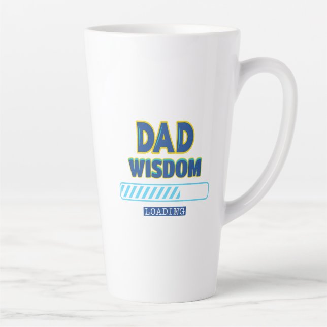 Caneca De Café Latte Carregamento de Sabedoria do pai (Direita)