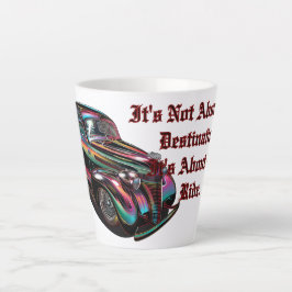 Caneca De Café Latte Carro Musculoso Clássico