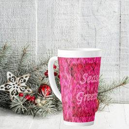 Caneca De Café Latte Cartões de natal