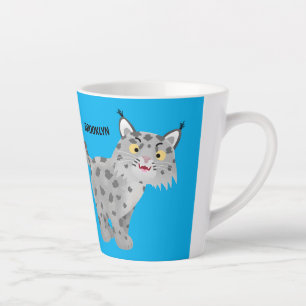 Caneca De Café Latte Cartoon lince lince de lince
