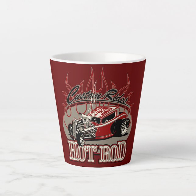 Caneca De Café Latte cartooncar25 (Frente)