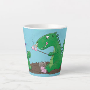 Caneca De Café Latte Cartoons de marshmallow de dragões-cúpulas