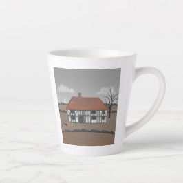 Caneca De Café Latte Casa de Fazenda de Faisões
