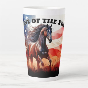 Caneca De Café Latte Casa do Cavalo Livre