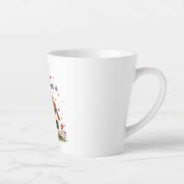 Caneca De Café Latte Casa é onde a mãe está... Doce Dia das Mães Sensív