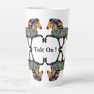 Caneca De Café Latte Cavalo Islandês Pop Art