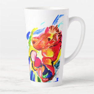 Caneca De Café Latte Cavalo-marinho encantador