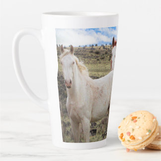 Caneca De Café Latte Cavalos de Steens do Sul
