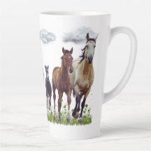 Cavalos numa Caneca-de-Prado