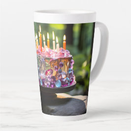 Caneca De Café Latte Celebrar vamos! Caneca para café latte