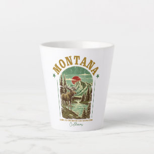 Caneca De Café Latte Cena Natureza de Montana - Vida Selvagem, Montanha
