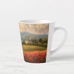 Caneca De Café Latte Cena Toscana 2