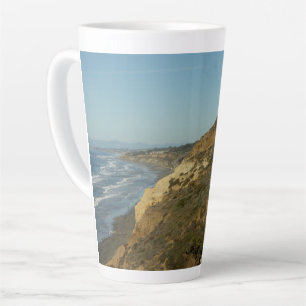 Caneca De Café Latte Cenário de Viagem da Costa da Califórnia