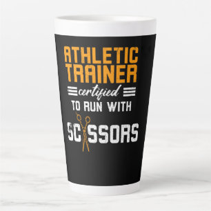 Caneca De Café Latte Certificado para formador atlético