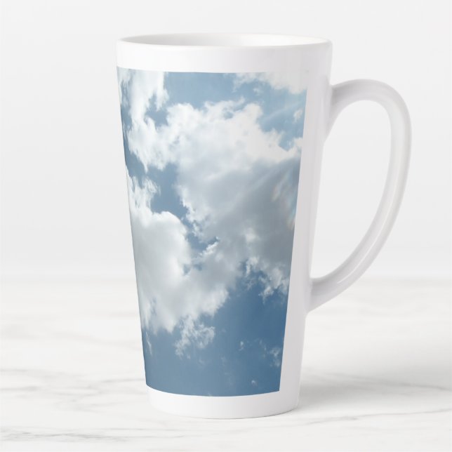 Caneca De Café Latte Céu (Direita)