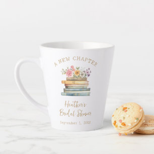 Caneca De Café Latte Chá de Noiva da A New Chapter Books