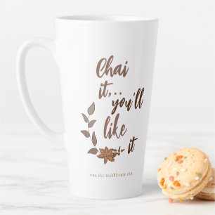 Caneca De Café Latte Chai Latte Pun Coffee Compra Merch