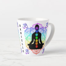 Chakra Ohm Yogi Zen Mug Personalizado