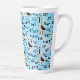 Caneca De Café Latte Chamando Pai Lata Grande Mug 17 oz