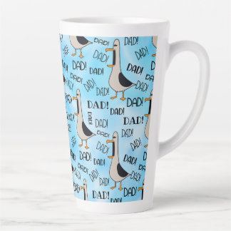 Caneca De Café Latte Chamando Pai Lata Grande Mug 17 oz