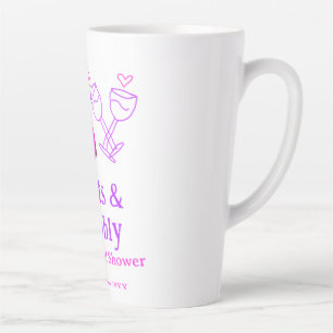 Caneca De Café Latte Champagne garrafa espumante e botas para chá de no