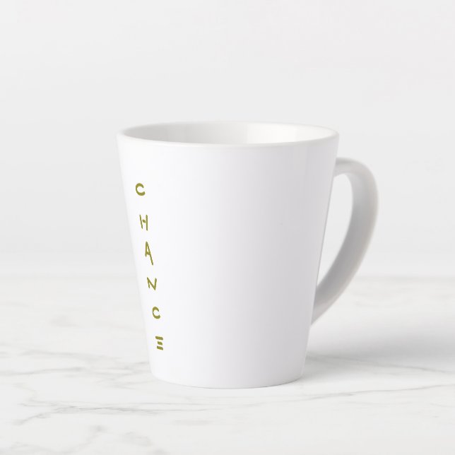 Caneca De Café Latte Chance Latte Mug (Ângulo direito)