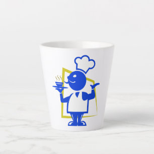 Caneca De Café Latte Chef