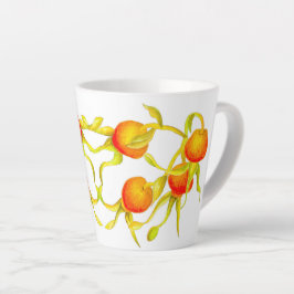 Caneca De Café Latte Chegada do Outono em uma Pequena Caneca de Latte (