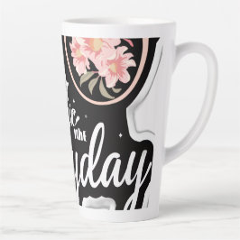 Caneca De Café Latte Chic Latte Mug | Na moda Tall Coffee
