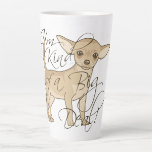 Caneca De Café Latte Chihuahua, eu sou um grande negócio