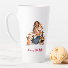 Caneca De Café Latte Chimigos - Doida por Chi - Chihuahua