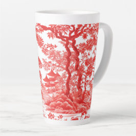 CANECA DE CAFÉ LATTE CHINOISERIE PAGODA