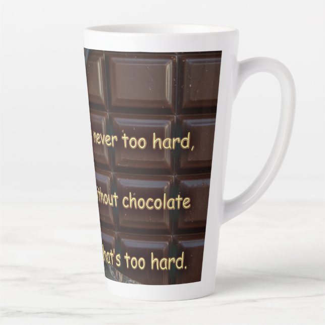 Caneca De Café Latte chocolate duro... (Direita)